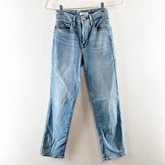 Good American Good Legs High Rise Stretch Denim Straight Jeans 26 / 2 - Picture 5 of 6